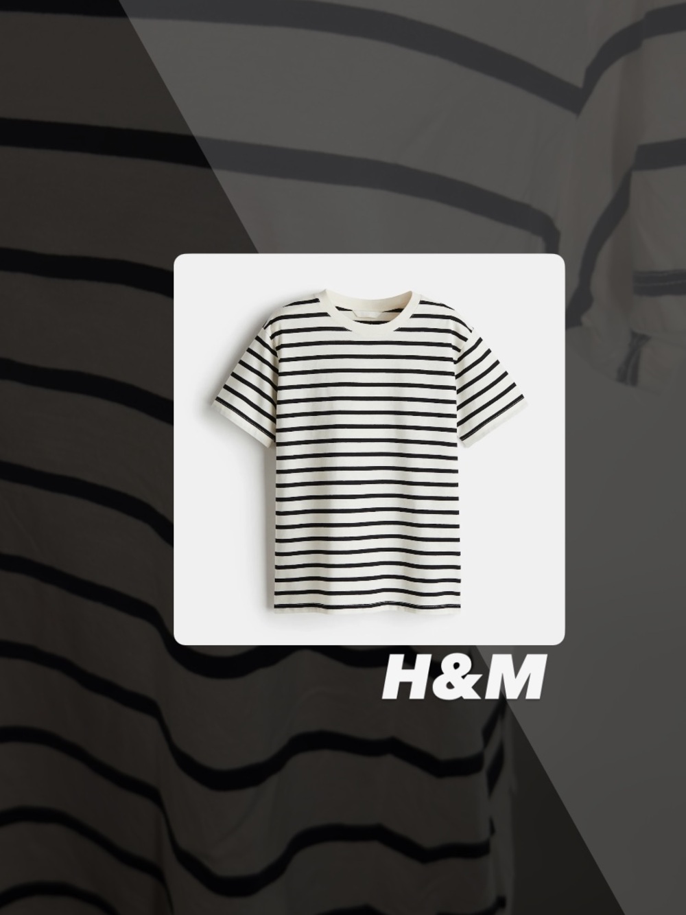 EUC H&M Striped Tee Shirt